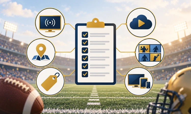 Evaluation criteria for college football streaming services
