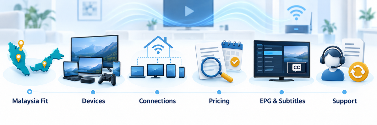 Evaluation criteria for IPTV services in Malaysia