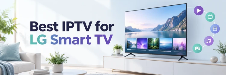 Best IPTV for LG Smart TV on a modern television